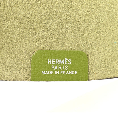 Hermes Togo Ulysse PM Notebook Cover Vert Anis 6 of 7