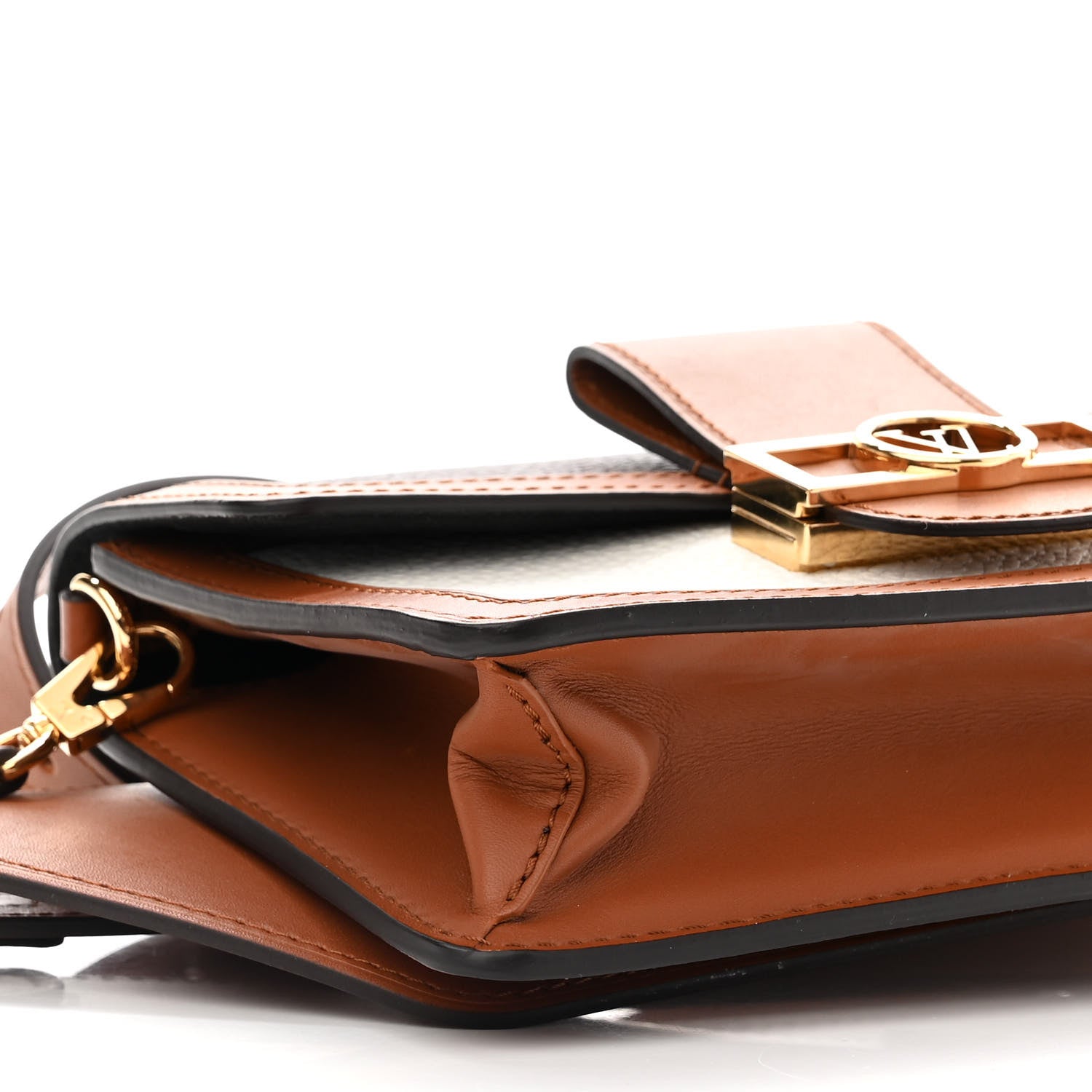 Louis Vuitton Taurillon Dauphine Bumbag Blackberry Snow 8 of 10