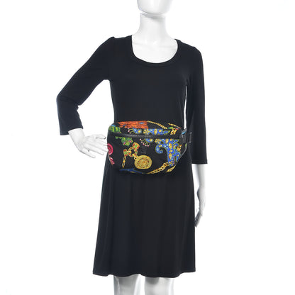 Versace Nylon Marsupio St Catene Medusa Belt Bag Black Multicolor 2 of 9