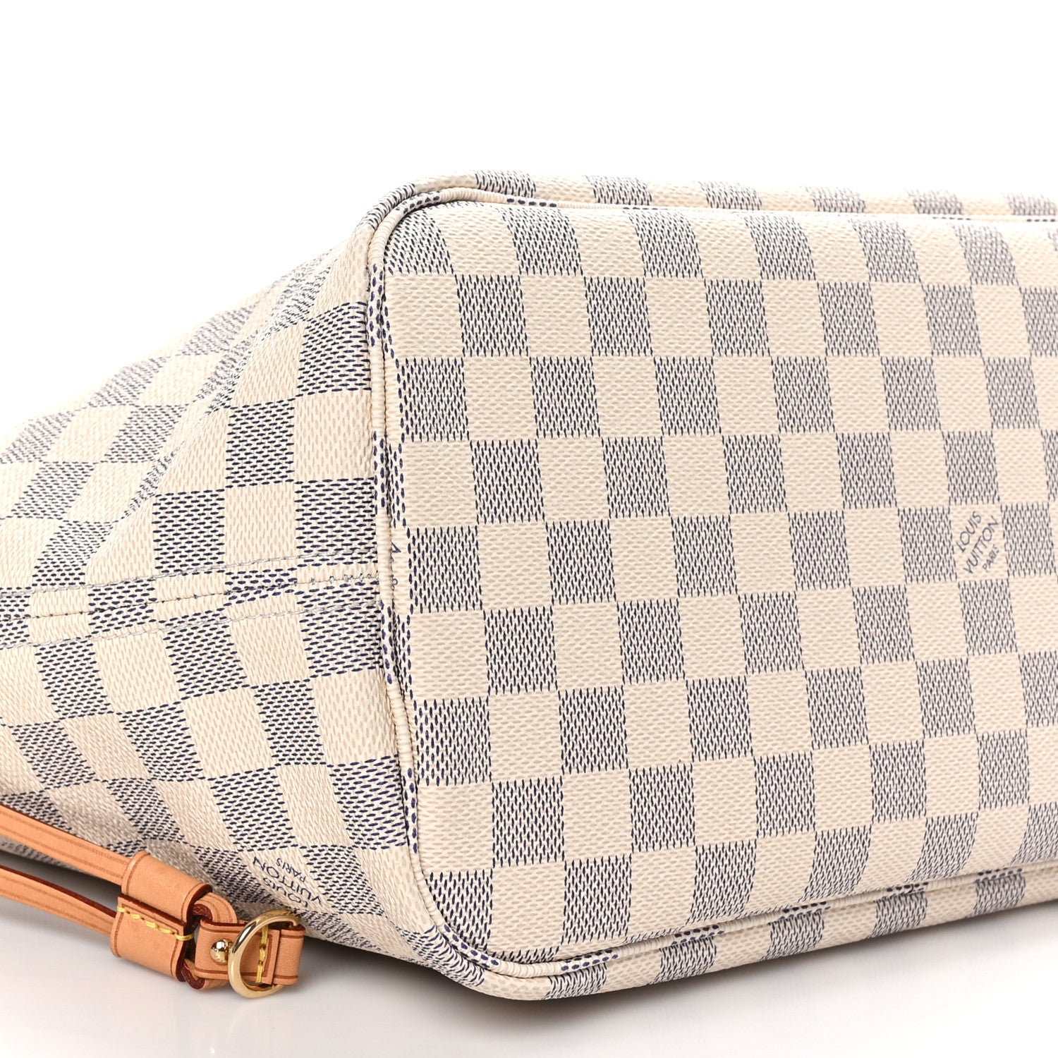 Louis Vuitton Damier Azur Neo Neverfull MM Rose Ballerine 10 of 11