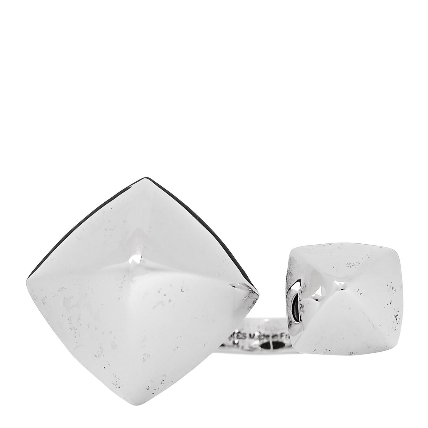 Sterling Silver Collier De Chien Rock Ring 53 6.5