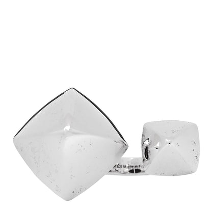 Hermes Sterling Silver Collier De Chien Rock Ring 53 6.5 1 of 6