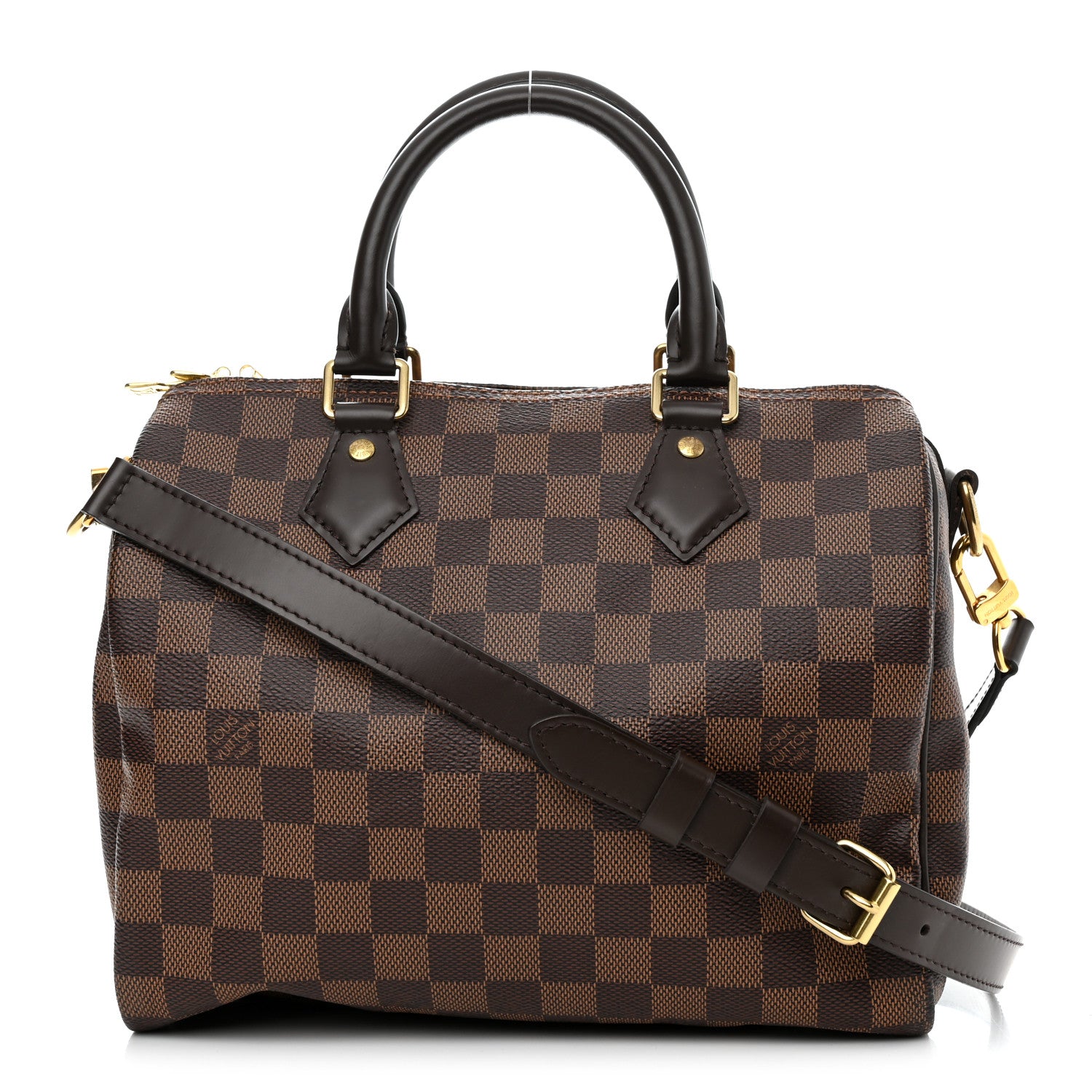 Louis Vuitton Damier Ebene Speedy Bandouliere 25 1 of 10