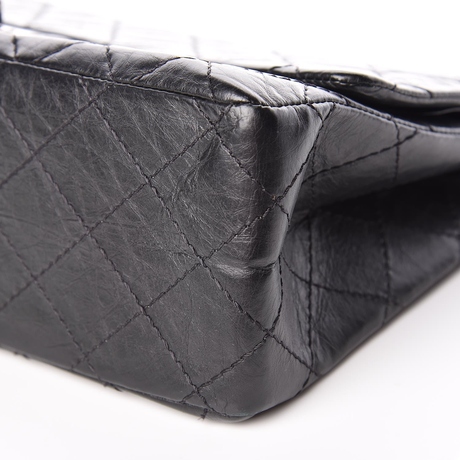 Chanel Aged Calfskin Quilted 2.55 Reissue 226 Flap Black 7 of 11