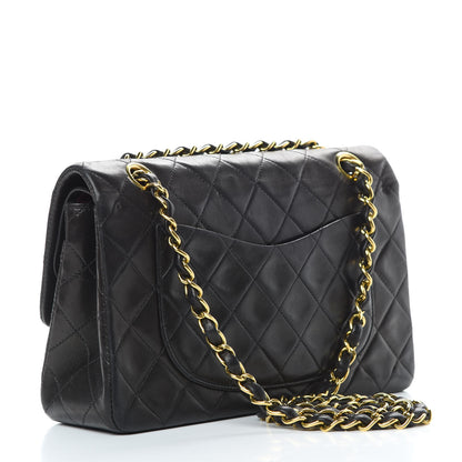 Chanel Lambskin Quilted Small Double Flap Black 4 of 21