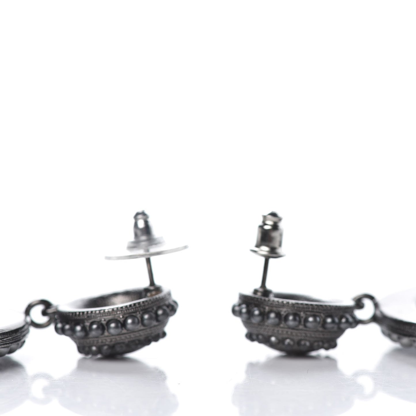 Ruthenium CC Drop Earrings