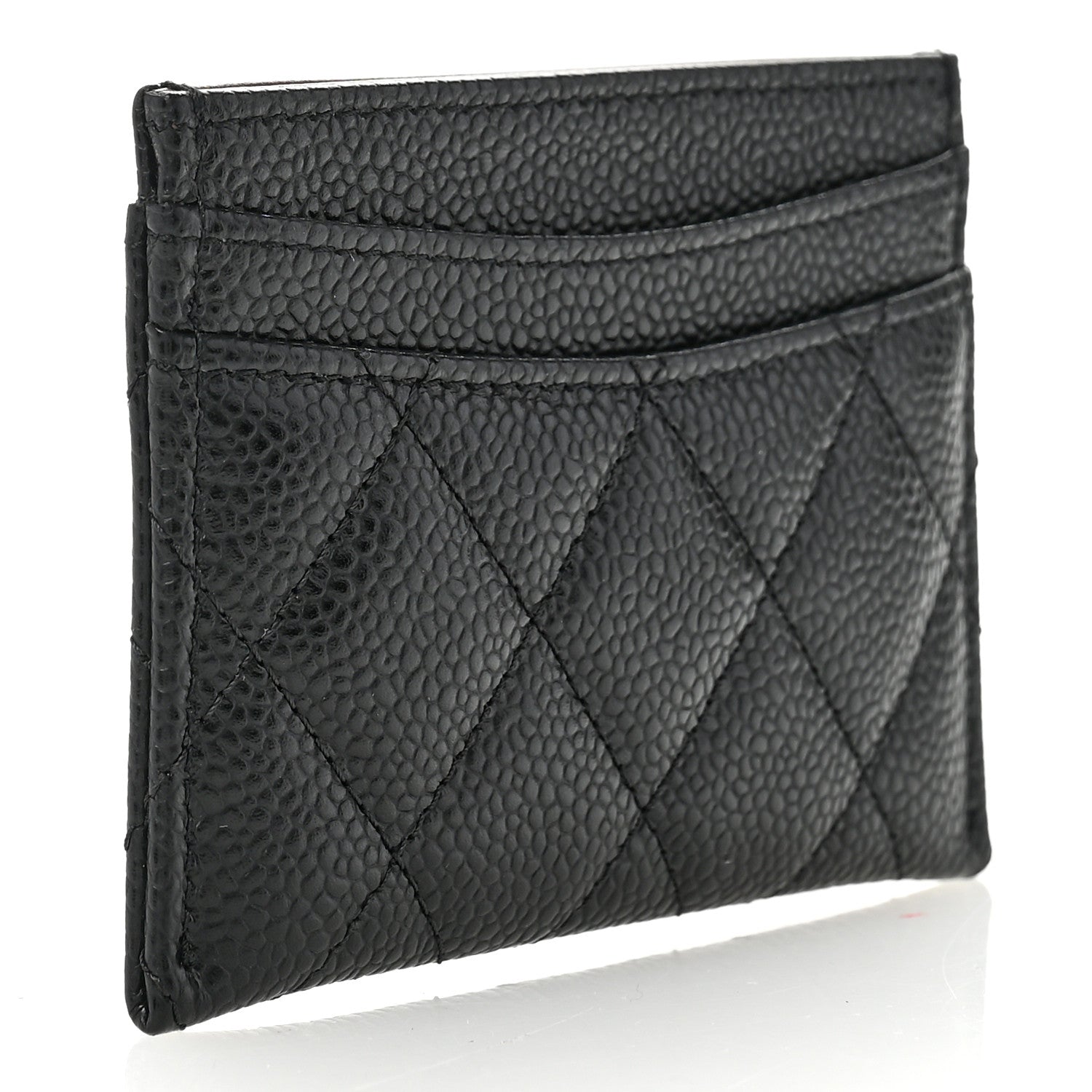 Chanel Caviar Quilted Card Holder Black 3 of 9