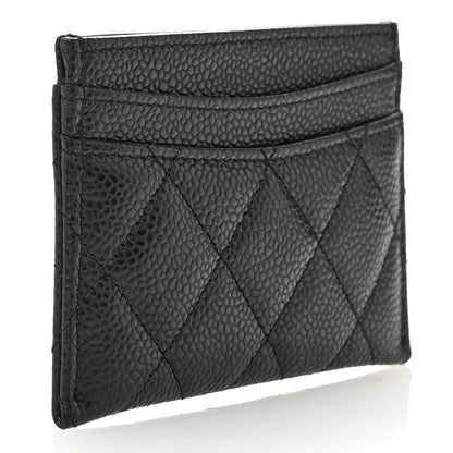 Chanel Caviar Quilted Card Holder Black 3 of 9