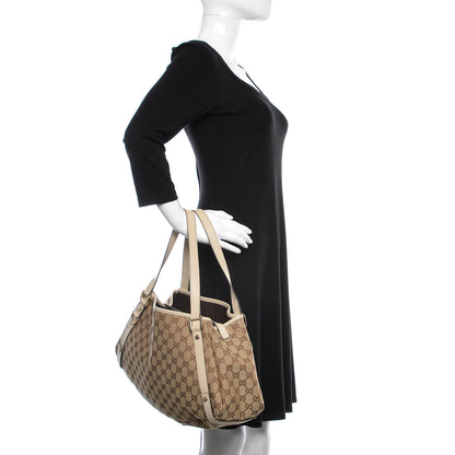 Gucci Monogram Medium Abbey Shoulder Bag Off White 2 of 9