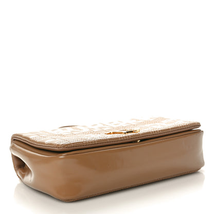 Burberry Patent Quilted Horseferry Print Small Lola Bag Tan 4 of 9