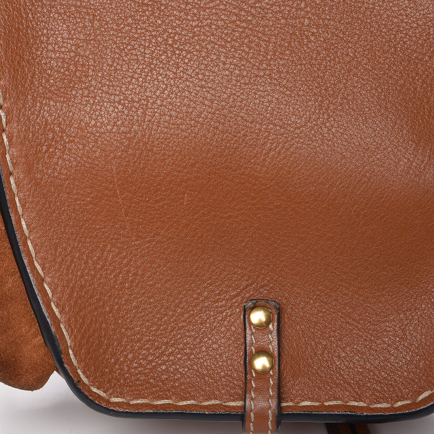 Calfskin Suede Small Jodie Camera Bag Caramel