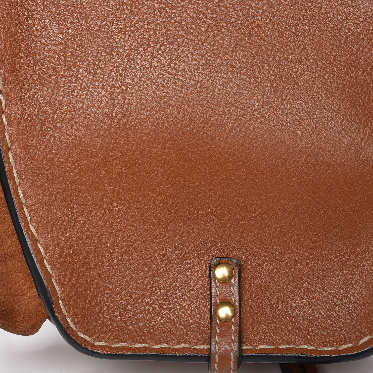 Chloe Calfskin Suede Small Jodie Camera Bag Caramel 9 of 14