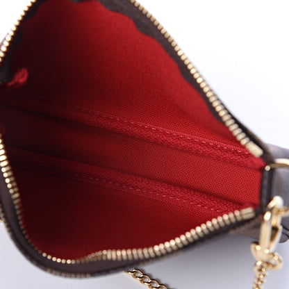 Louis Vuitton Damier Ebene Mini Pochette Accessories 4 of 6