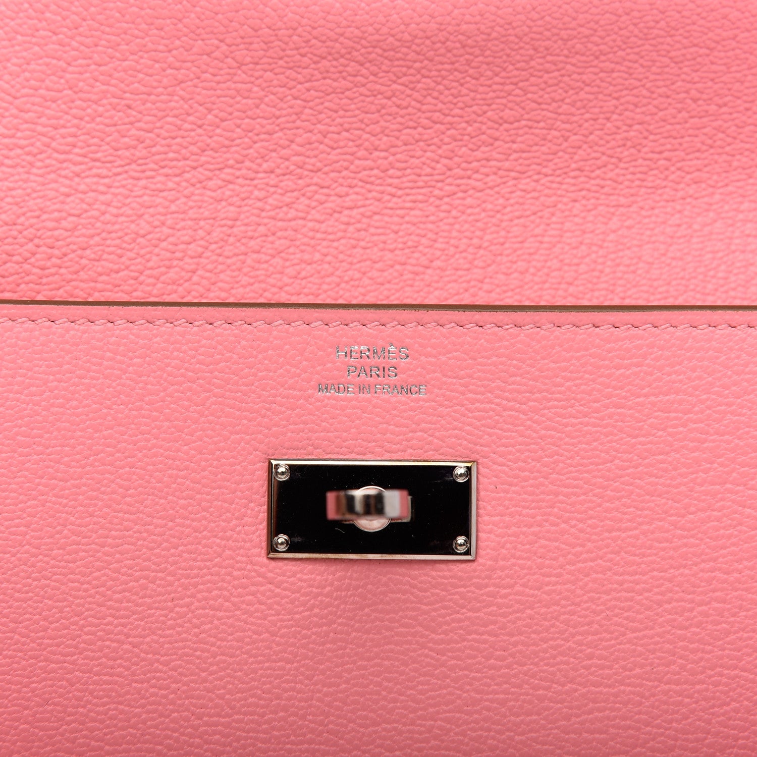 Hermes Chevre Mysore Kelly Longue Wallet Rose Confetti 6 of 8