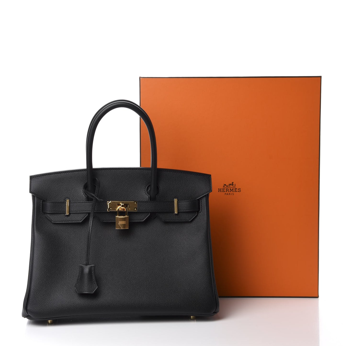 Epsom Birkin 30 Black