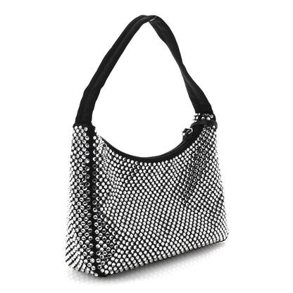 Prada Satin Crystal Mini Re-Edition 2000 Bag Cristal 3 of 9