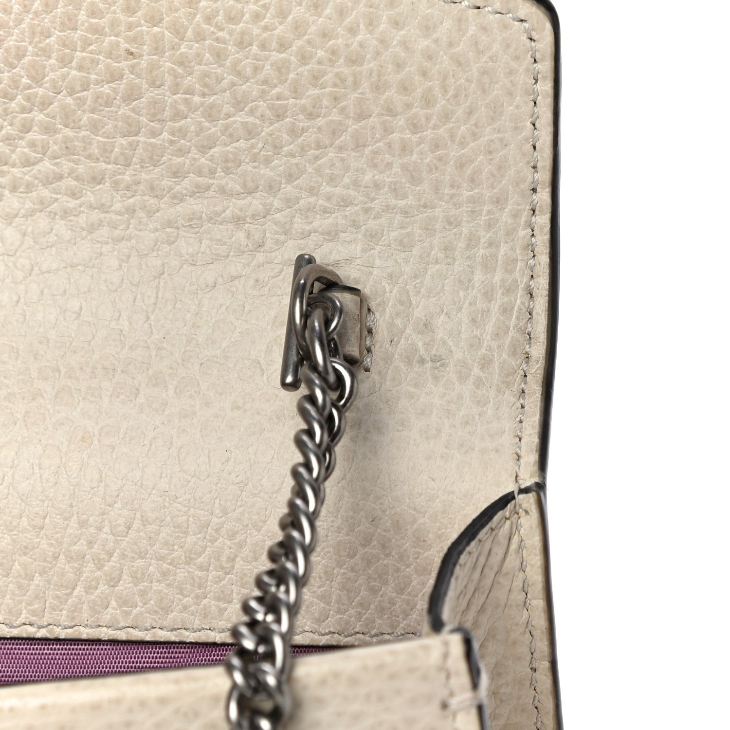 Gucci Dollar Calfskin Crystal Super Mini Dionysus Shoulder Bag Mystic White Black Diamond 13 of 17