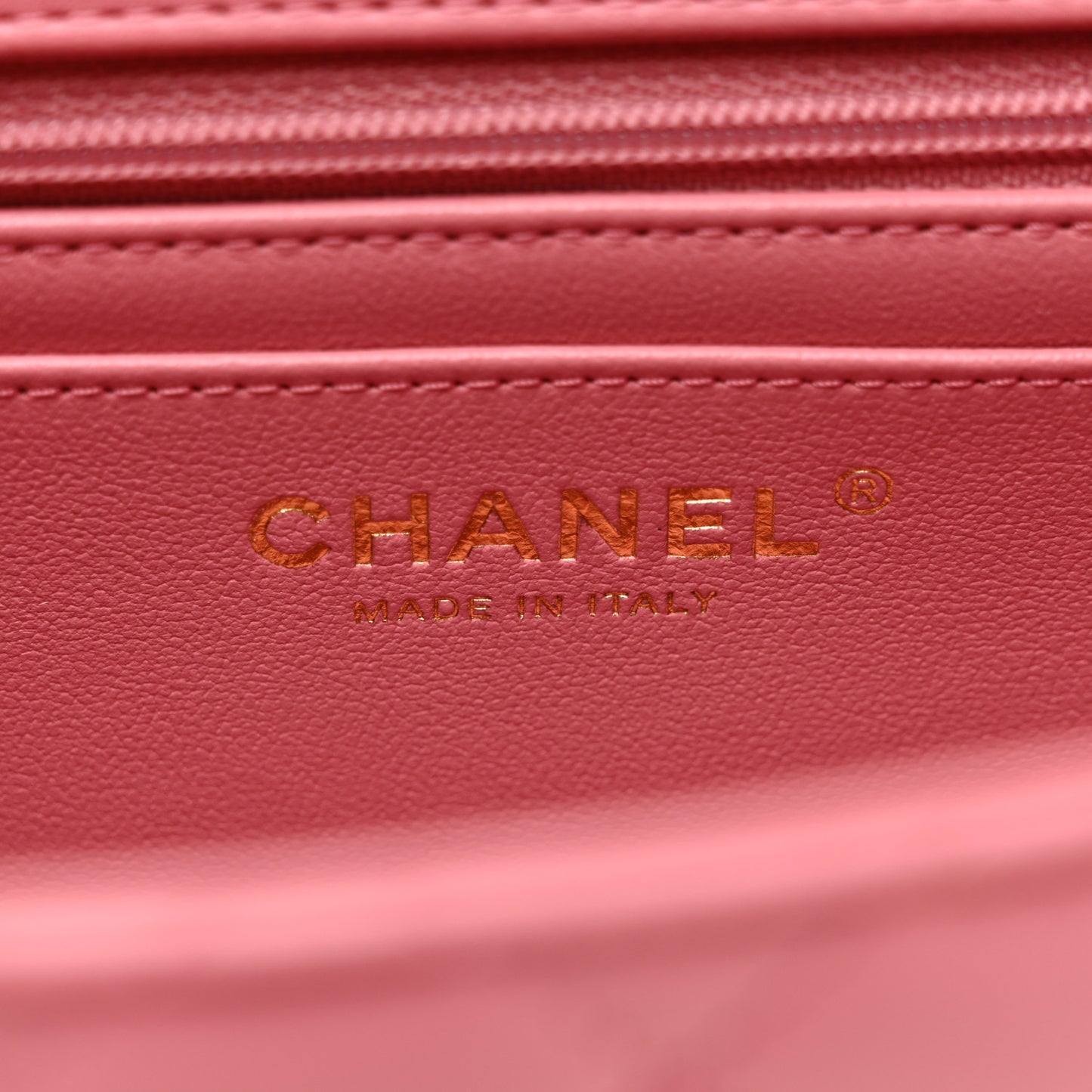 Caviar Quilted Mini Top Handle Rectangular Flap Pink