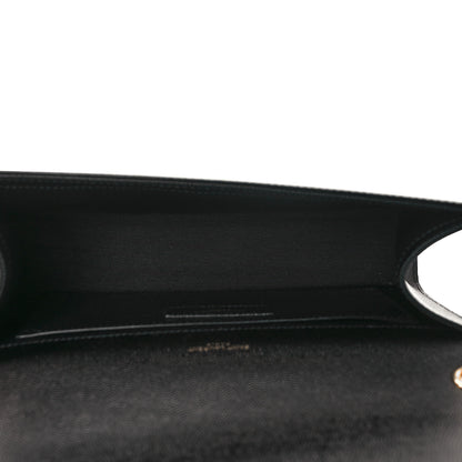 Saint Laurent Grain De Poudre Medium Classic Monogram Kate Satchel Black 5 of 8