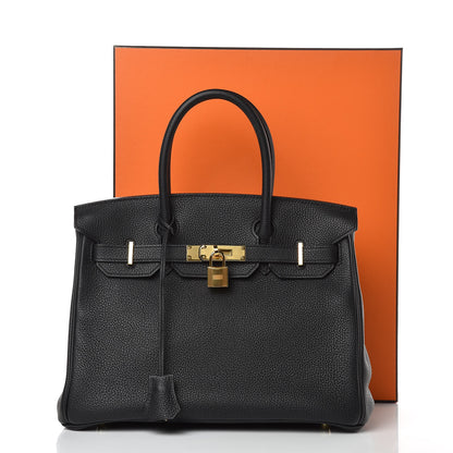 Hermes Togo Birkin 30 Black 30 of 30