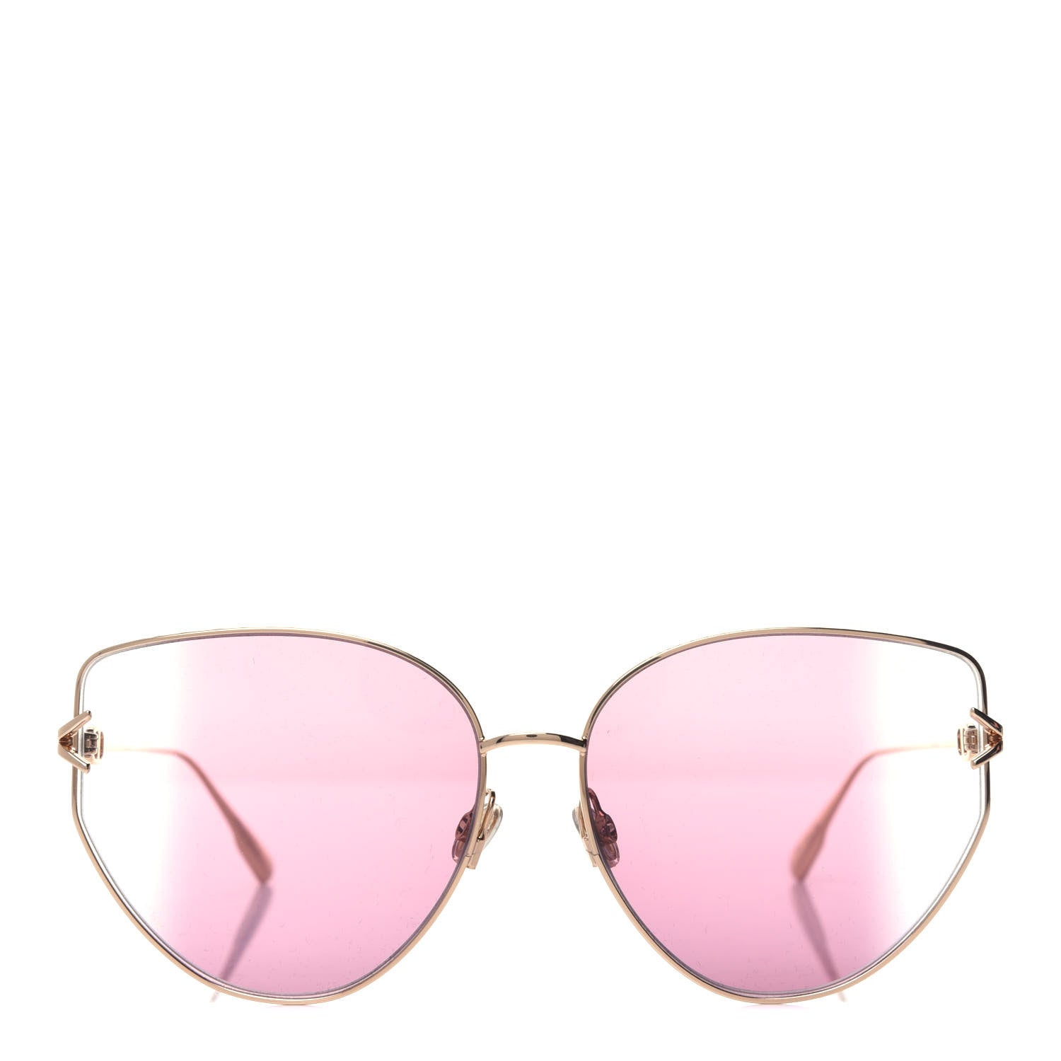 Christian Dior Metal Gipsy1 Sunglasses Pink Gold 2 of 8