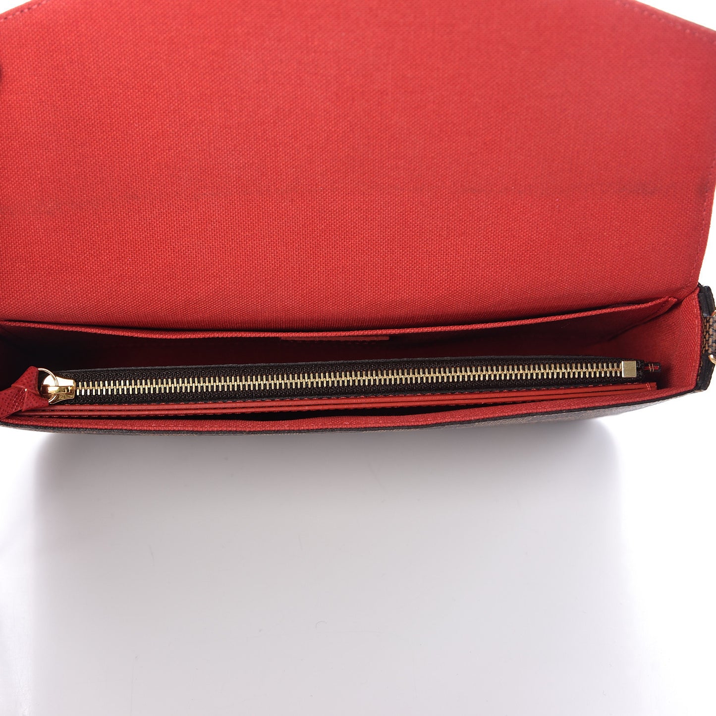 Damier Ebene Pochette Felicie Chain Wallet