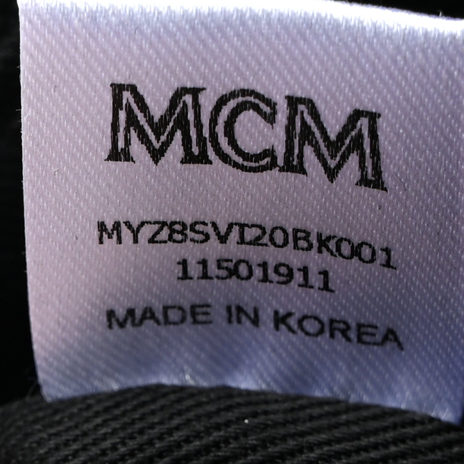 MCM Visetos Medium Crossbody Pouch Black 8 of 11