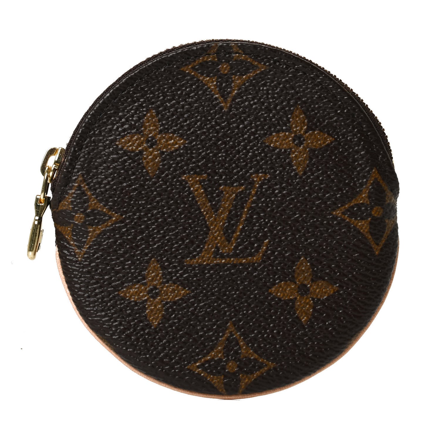 Monogram Round Coin Purse