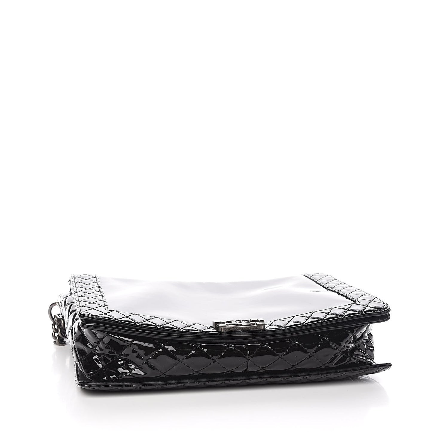 Patent Large Boy Reverso Flap Black