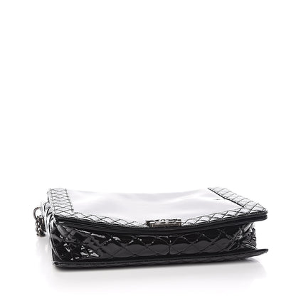 Chanel Patent Large Boy Reverso Flap Black 4 of 10