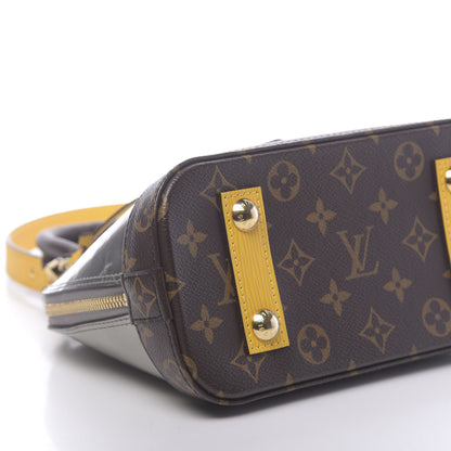 Louis Vuitton Vernis Epi Monogram Alma BB Bitume Metallise 7 of 9