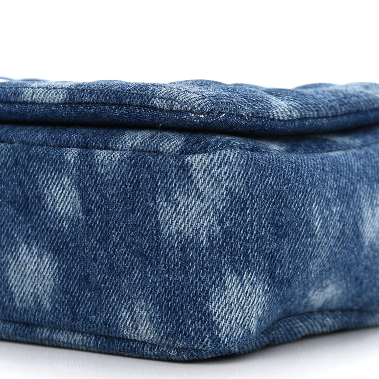Burberry Denim Quilted Small Lola Bag Blue 6 of 10