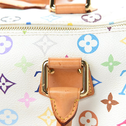 Louis Vuitton Monogram Multicolor Speedy 30 White 13 of 14