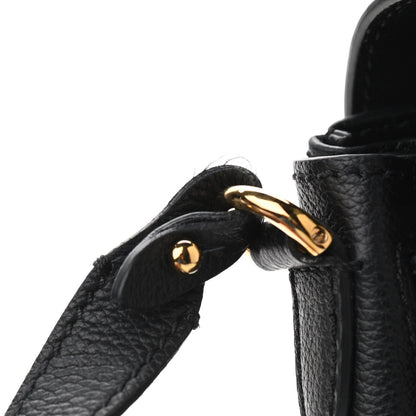 Versace Calfskin Medium La Medusa Top Handle Handbag Black 13 of 13