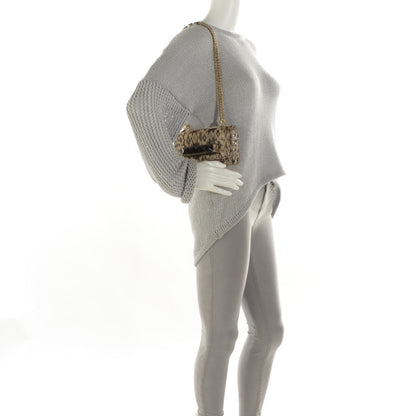 Valentino Garavani Snakeskin Va Va Voom Shoulder Bag Ivory 2 of 8