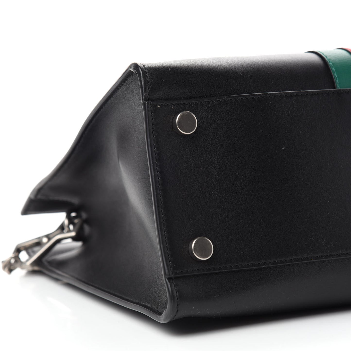 Calfskin Web Medium Dionysus Tote Bag Black