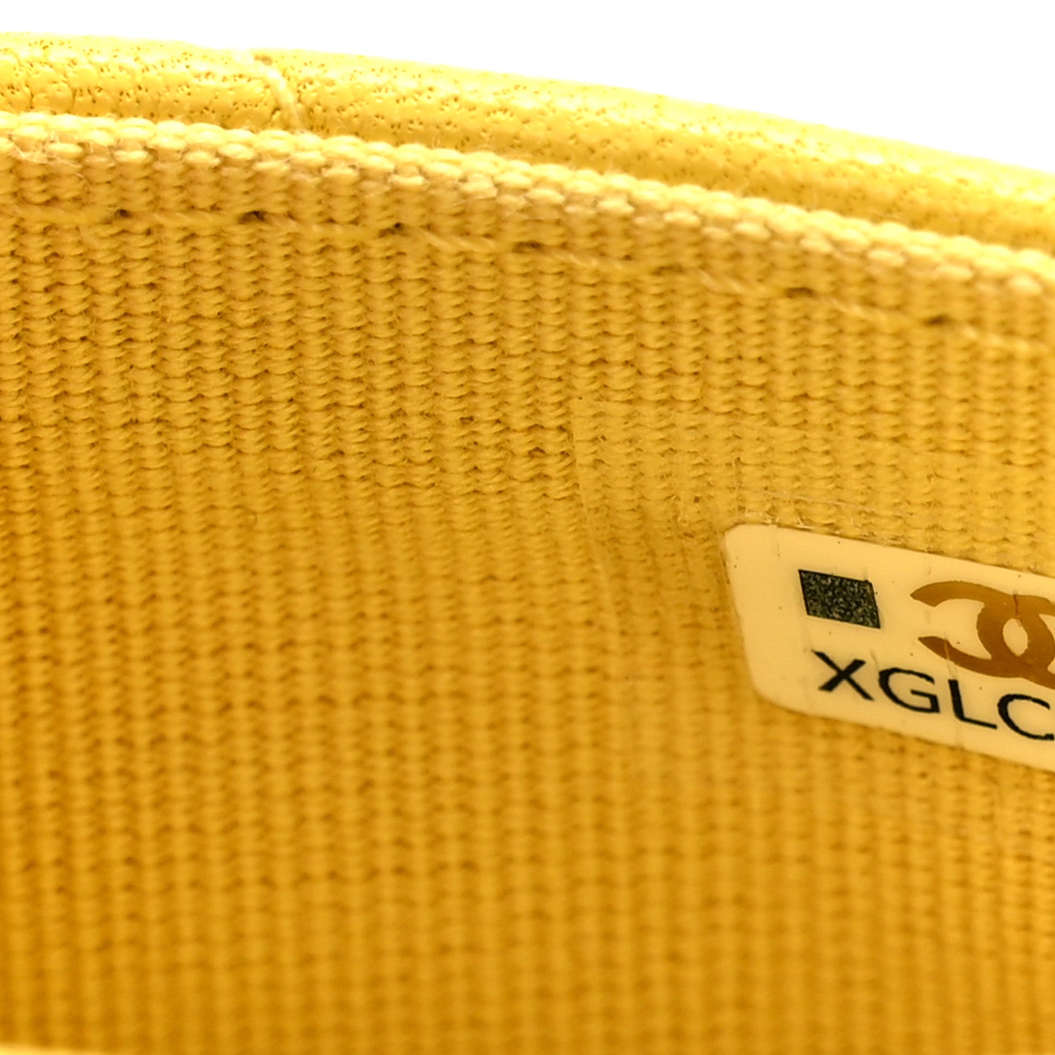 Chanel Lambskin Quilted Chanel 19 Flap Card Holder Yellow 8 of 8