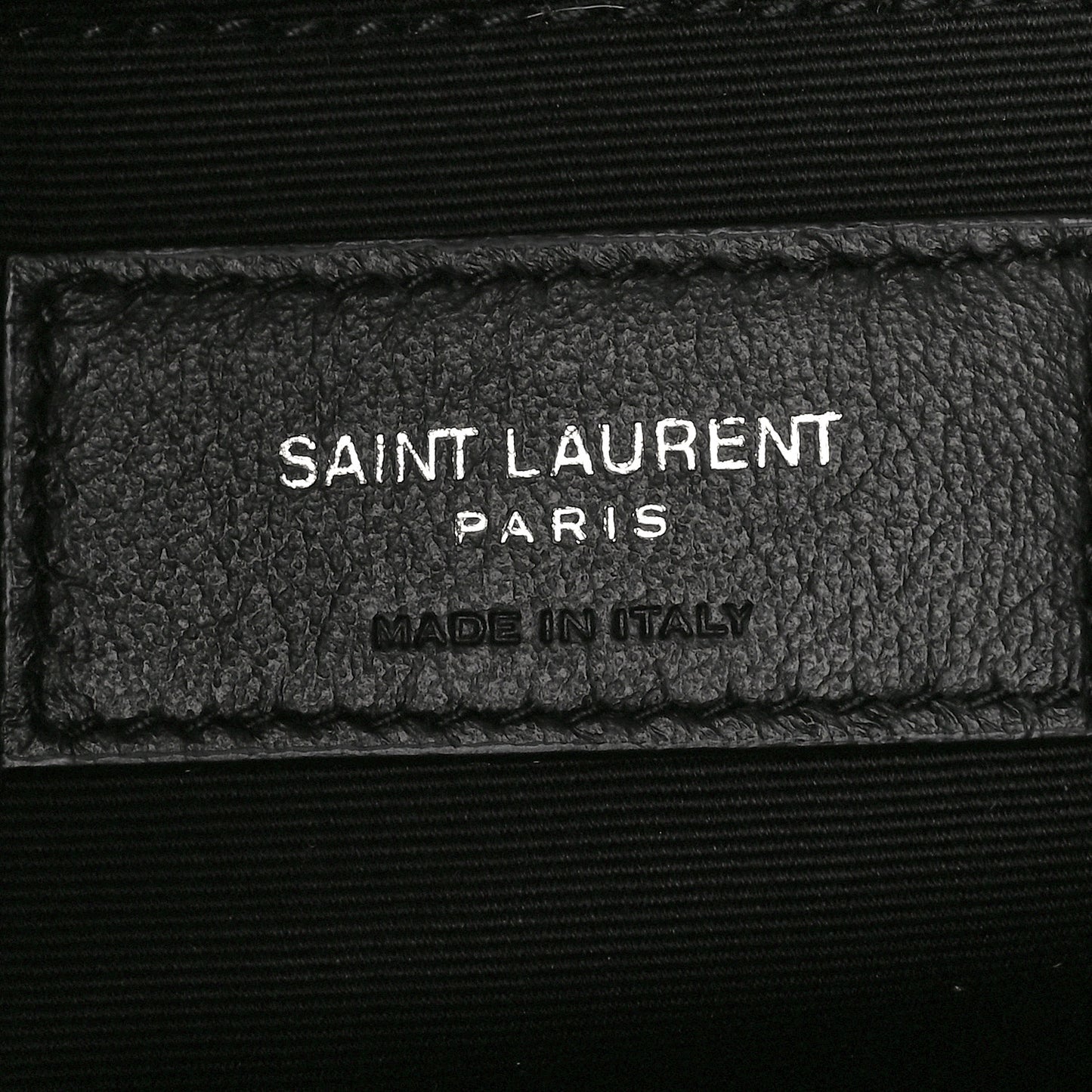 Lambskin Quilted Small Loulou Puffer Monogram Chain Satchel Black