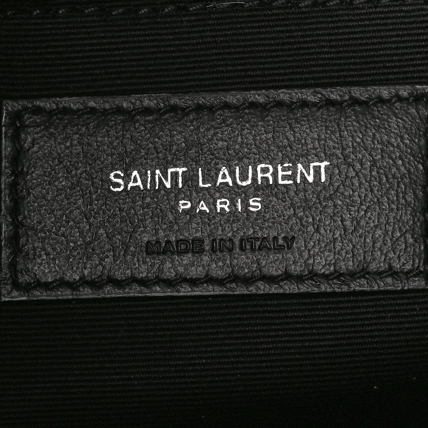 Saint Laurent Lambskin Quilted Small Loulou Puffer Monogram Chain Satchel Black 6 of 8