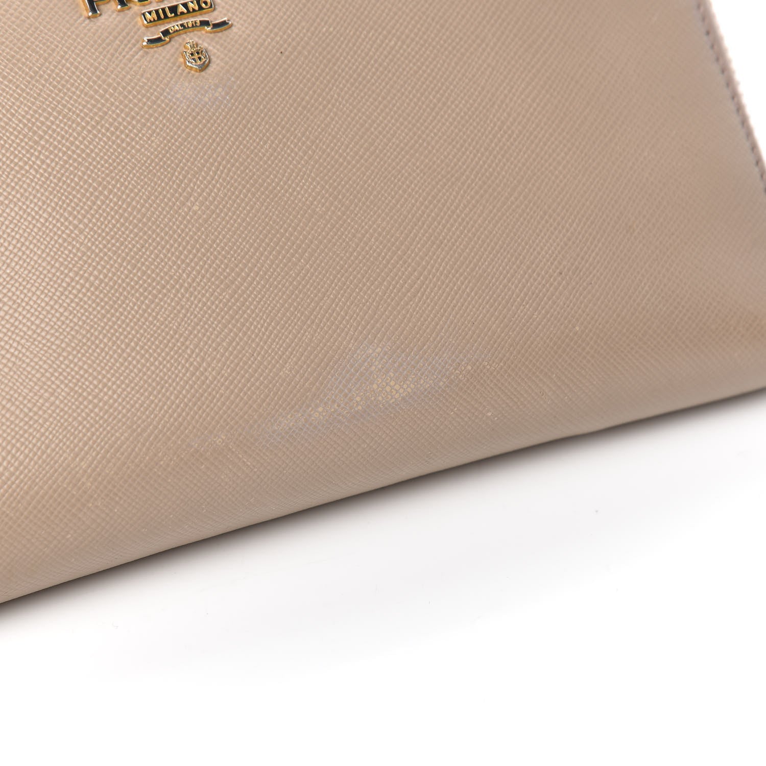 Prada Saffiano Metal Zip Around Wallet Cammeo 8 of 8