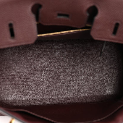 Hermes Togo Birkin 25 Rouge Sellier 5 of 11