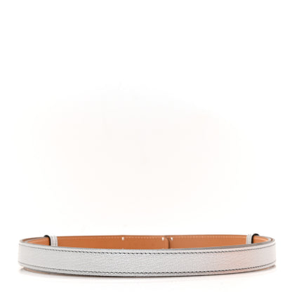 Hermes Metallic Chevre Chamkilight Kelly Belt Argent 2 of 4