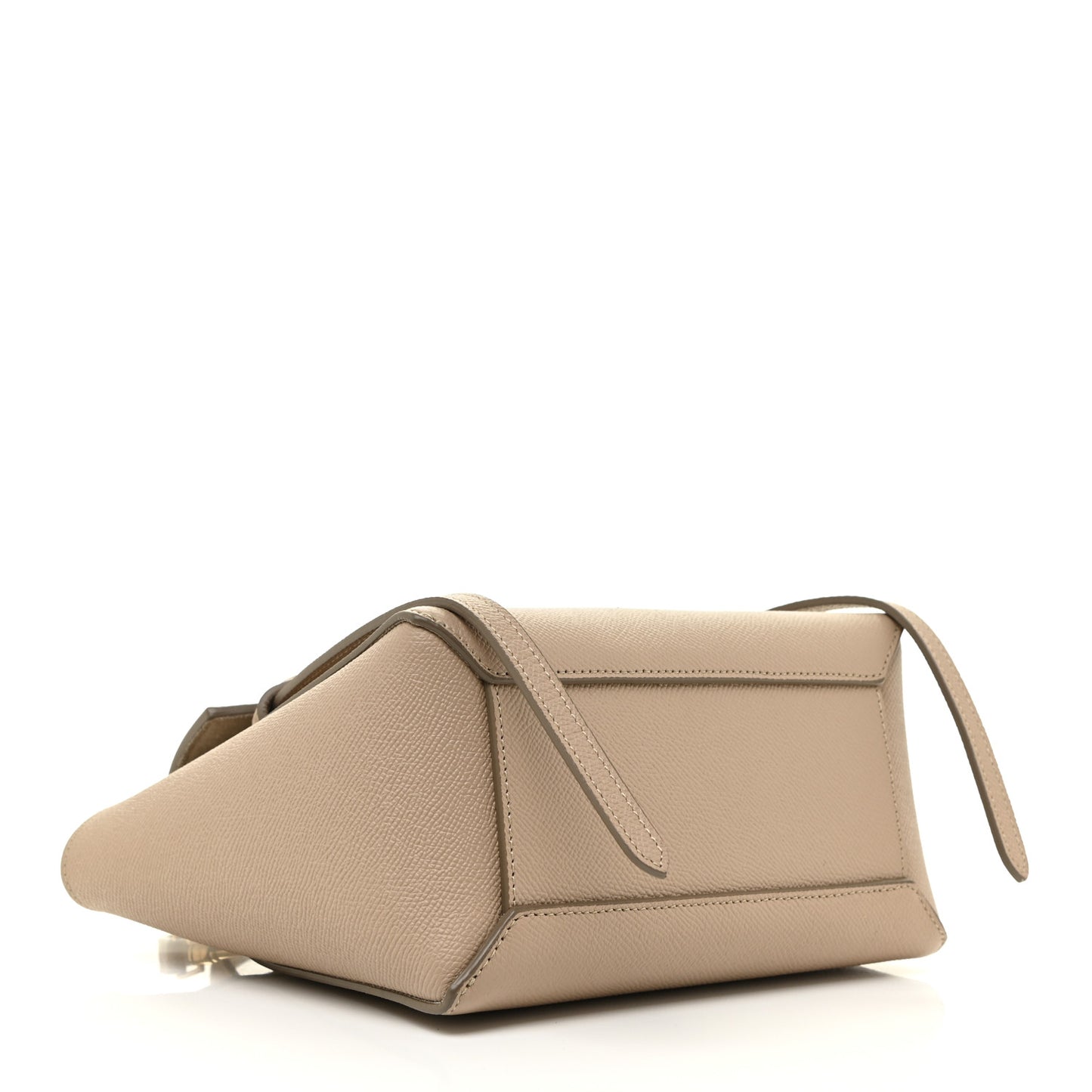 Grained Calfskin Nano Belt Bag Light Taupe