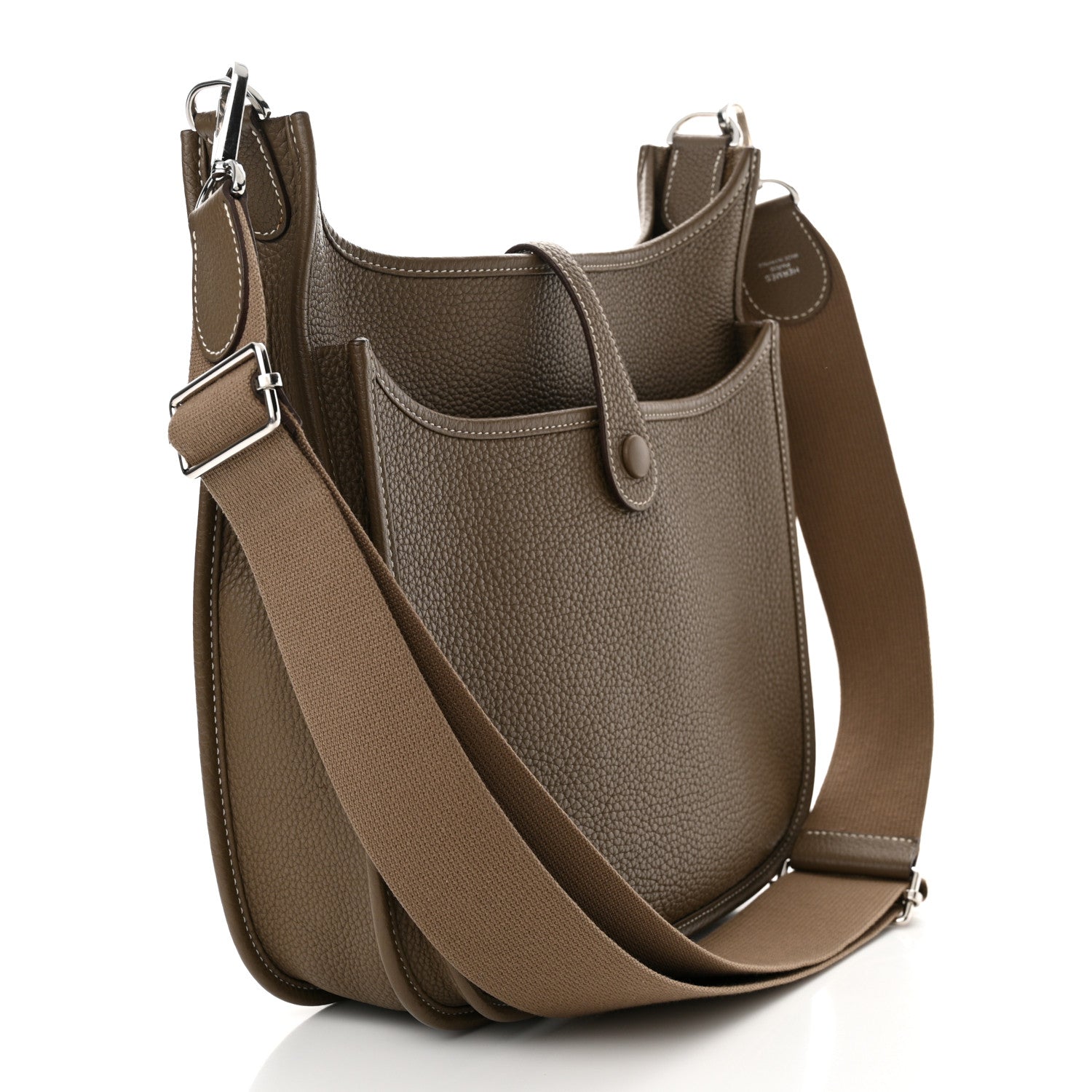 Hermes Taurillon Clemence Evelyne III PM Etoupe 3 of 12