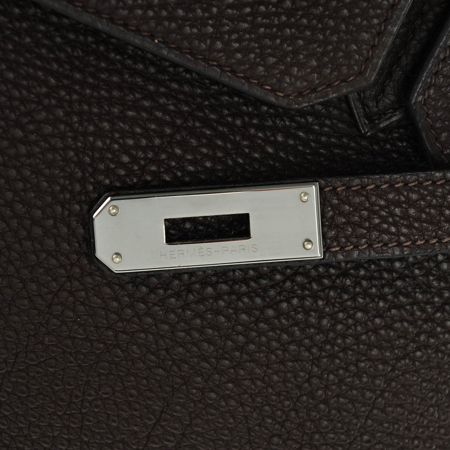 Togo Bi-Color Birkin 35 Chocolate Black