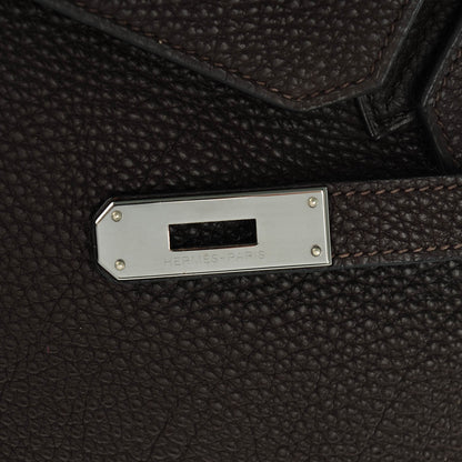 Hermes Togo Bi-Color Birkin 35 Chocolate Black 13 of 22