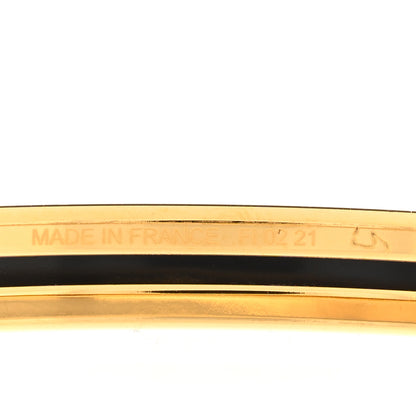 Hermes Enamel Printed Reaction En Chaines Extra Narrow Bracelet 70 White 4 of 5