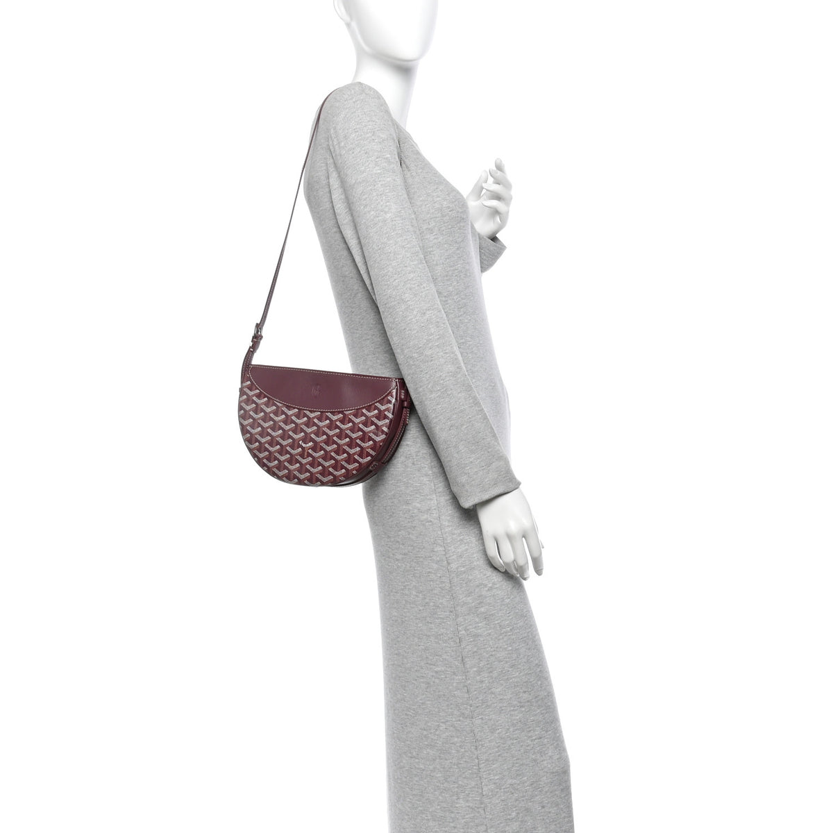 Goyard Goyardine Hirondelle Bag Burgundy 2 of 9