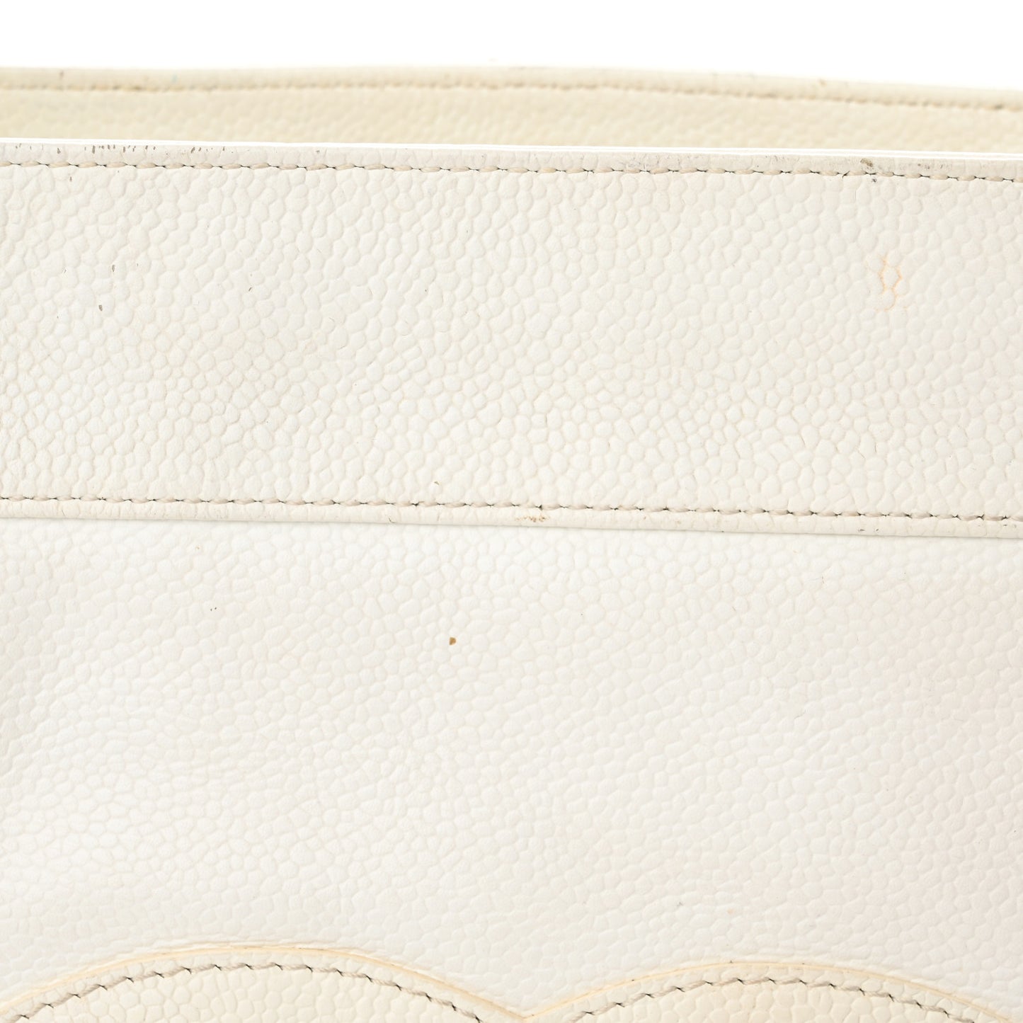Caviar CC Timeless Tote White