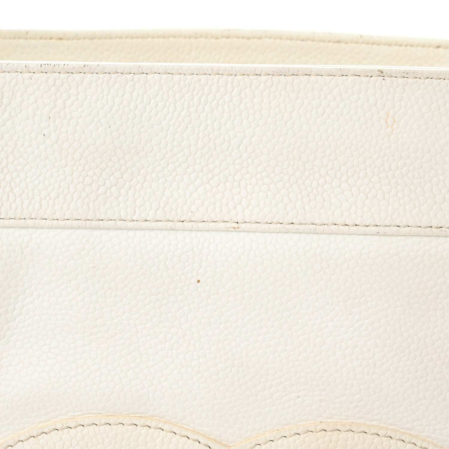 Chanel Caviar CC Timeless Tote White 17 of 23